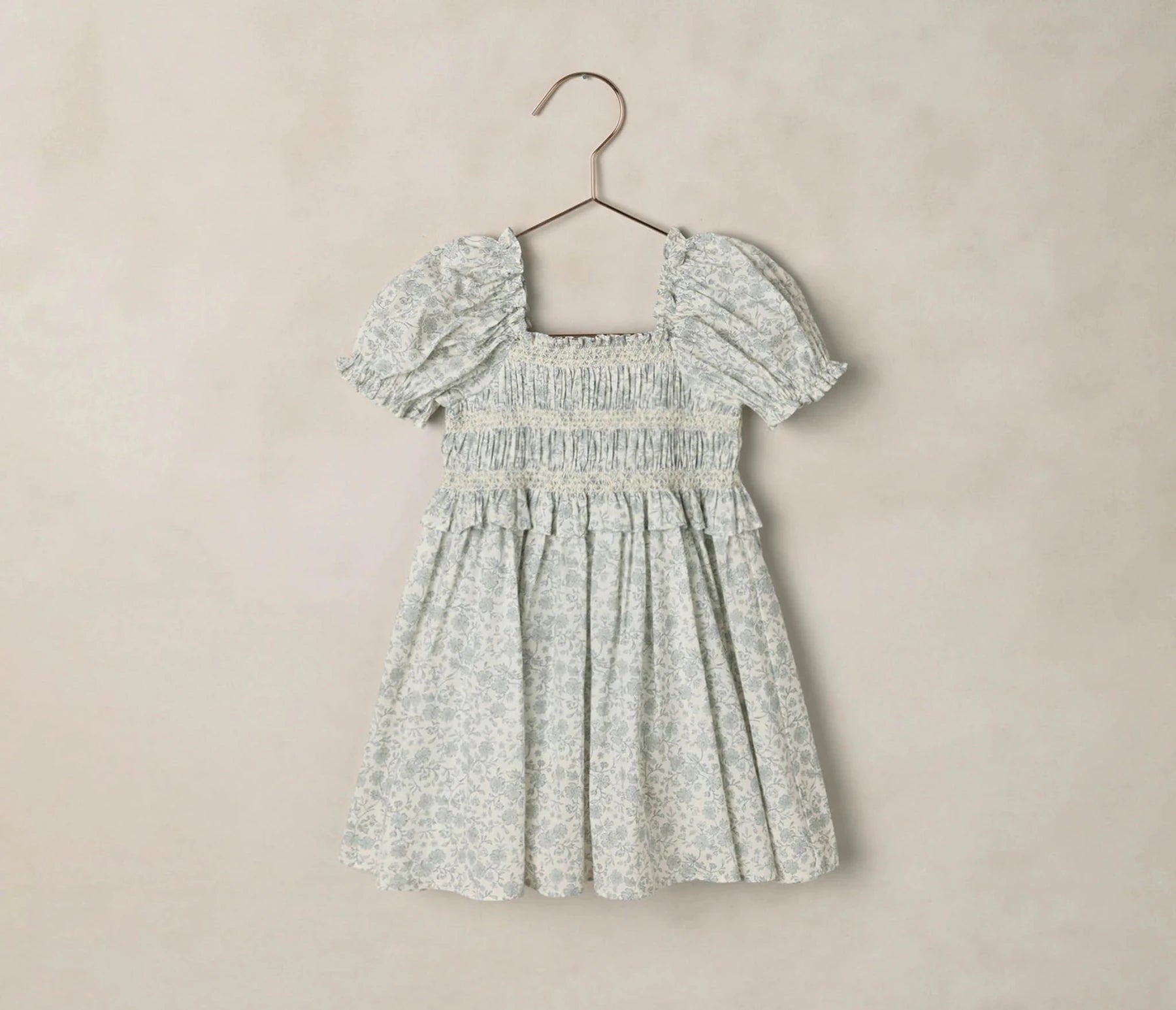 NoraLee Olivia Dress - SKY FLORAL | HONEYPIEKIDS