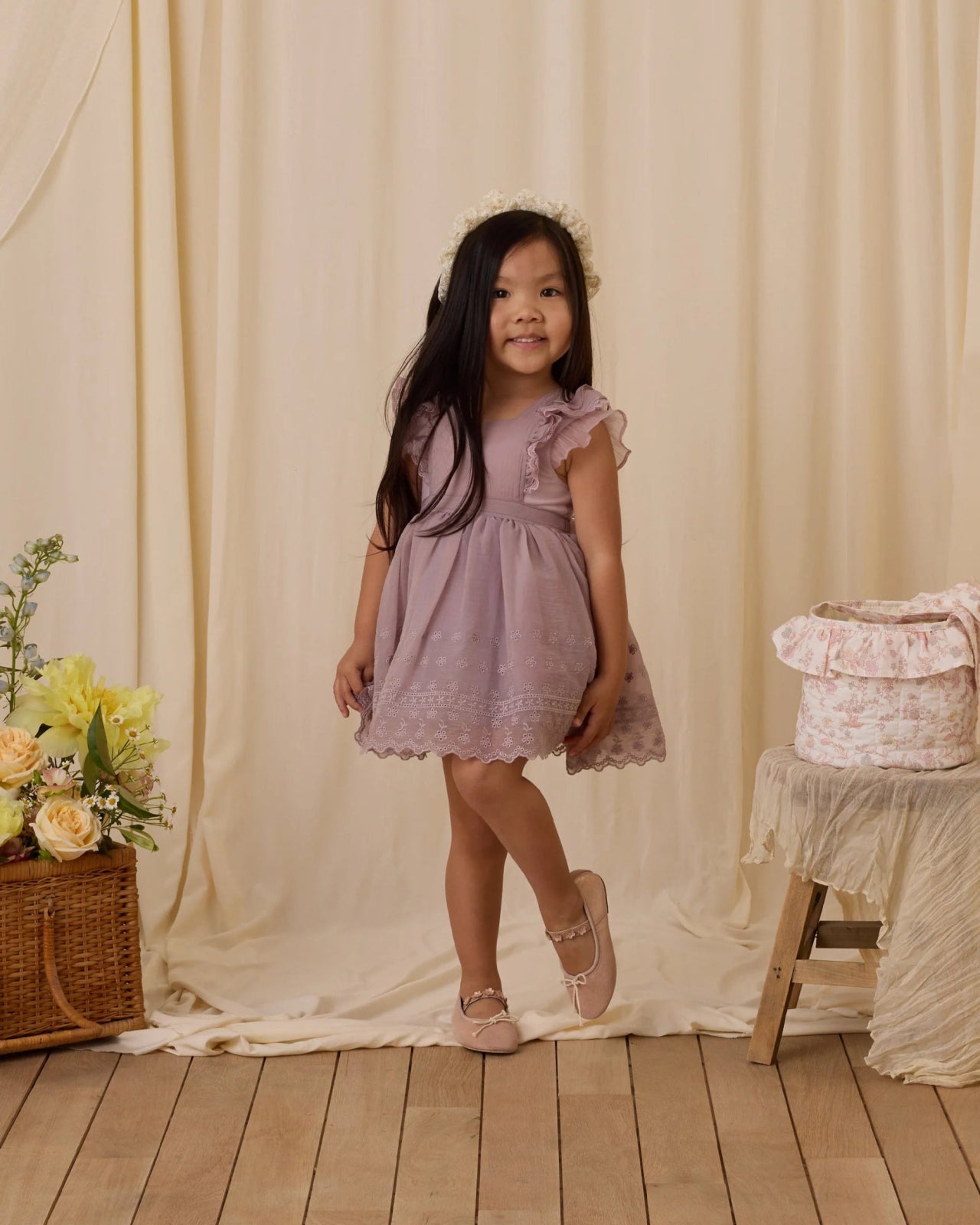 NoraLee Provence Dress In Lavender | HONEYPIEKIDS NoraLee Provence Dress In Lavender | HONEYPIEKIDS