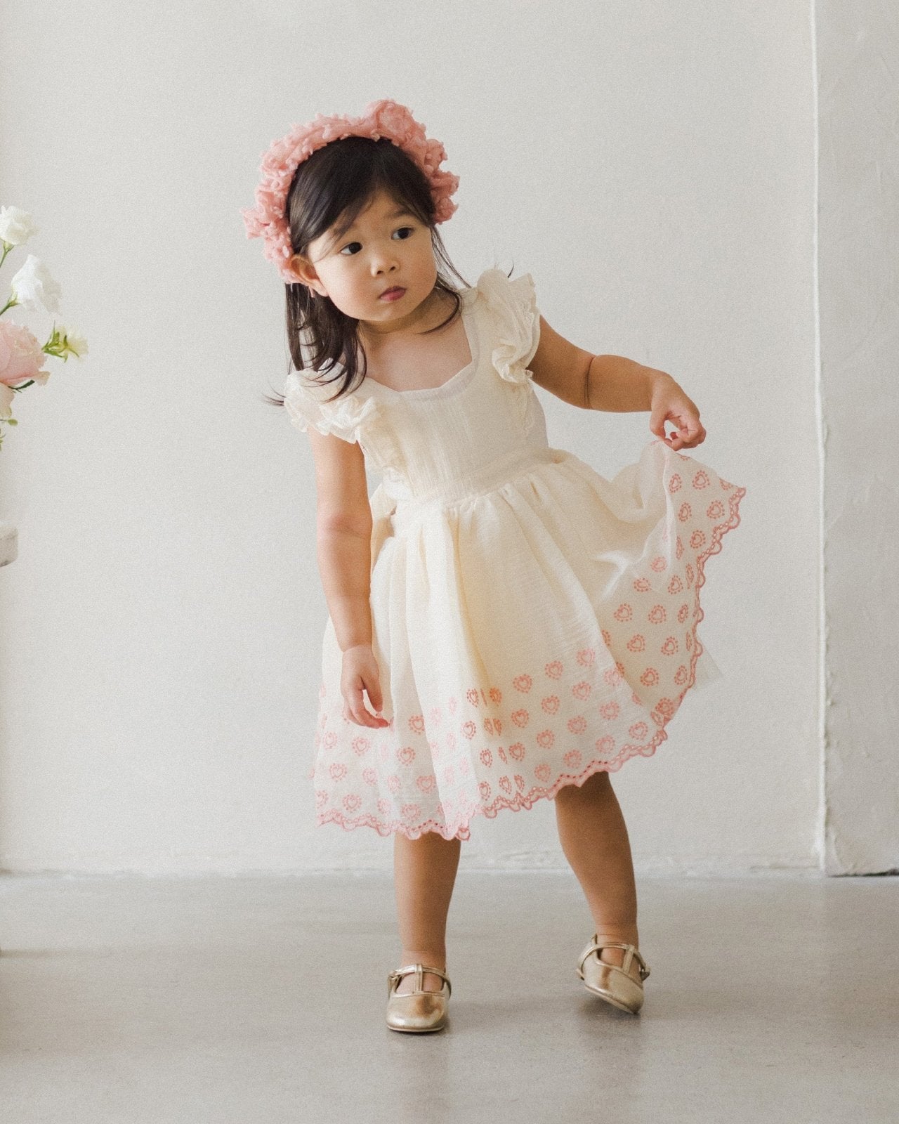 NoraLee Provence Dress In Natural | HONEYPIEKIDS
