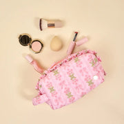 Oh So Fancy PINK Essentials Quilted Cosmetic Pouch | HONEYPIEKIDS