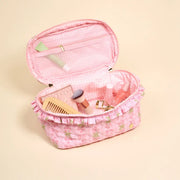 Oh So Fancy PINK Glam and Go Quilted Cosmetic Bag | HONEYPIEKIDS