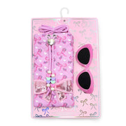 HONEYPIEKIDS | OMG Bow Floral Sunglasses and Drawstring Case