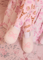 OMG Accessories - Bow Slippers with Pearls (4 PACK) | HONEYPIEKIDS 