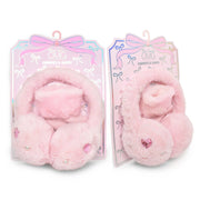 OMG Accessories - Rhinestone and Pearl Ear Muff and Gloves Set | HONEYPIEKIDS 