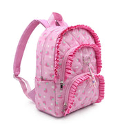 OMG Strawberries and Ruffles Quilted Backpack | HONEYPIEKIDS