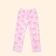 OMG Girls Stripe Bow Print Pajama Lounge Pants | HONEYPIEKIDS