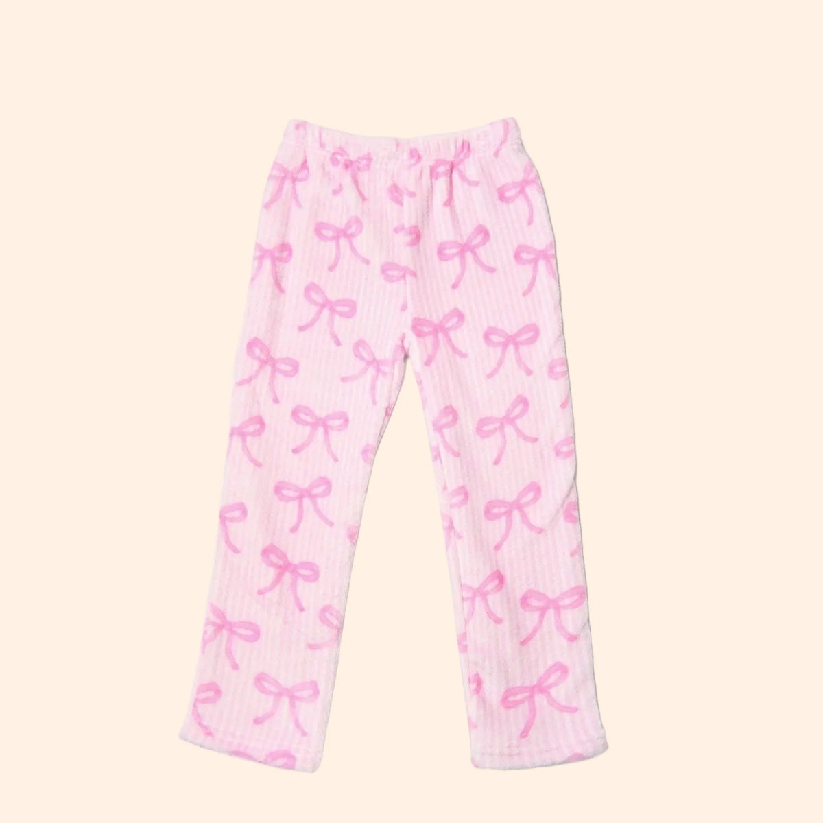 OMG Girls Stripe Bow Print Pajama Lounge Pants | HONEYPIEKIDS