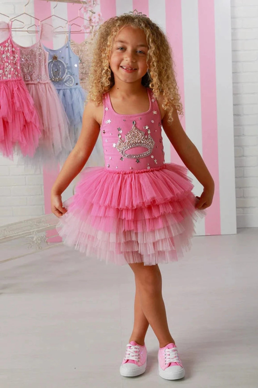 Ooh La La Couture Candy Pink Tiara Dress Ooh La La Couture Candy Pink Tiara Dress