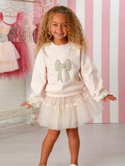 Ooh La La Couture Sabine Sweatshirt and Tutu Skirt Set | HONEYPIEKIDS 