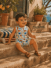 Boys Shortie Outfit - Palermo Picnic | HONEYPIEKIDS 
