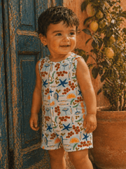 Boys Shortie Outfit - Palermo Picnic | HONEYPIEKIDS 