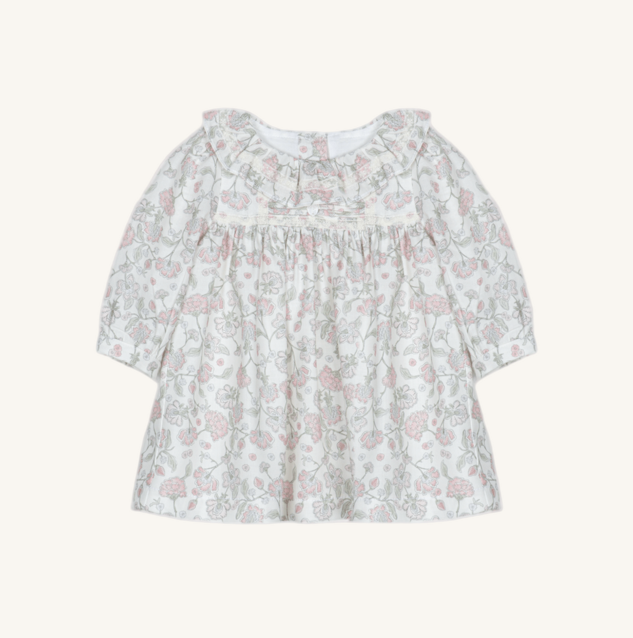 Patachou Baby Girls Floral Viyela Dress | HONEYPIEKIDS 