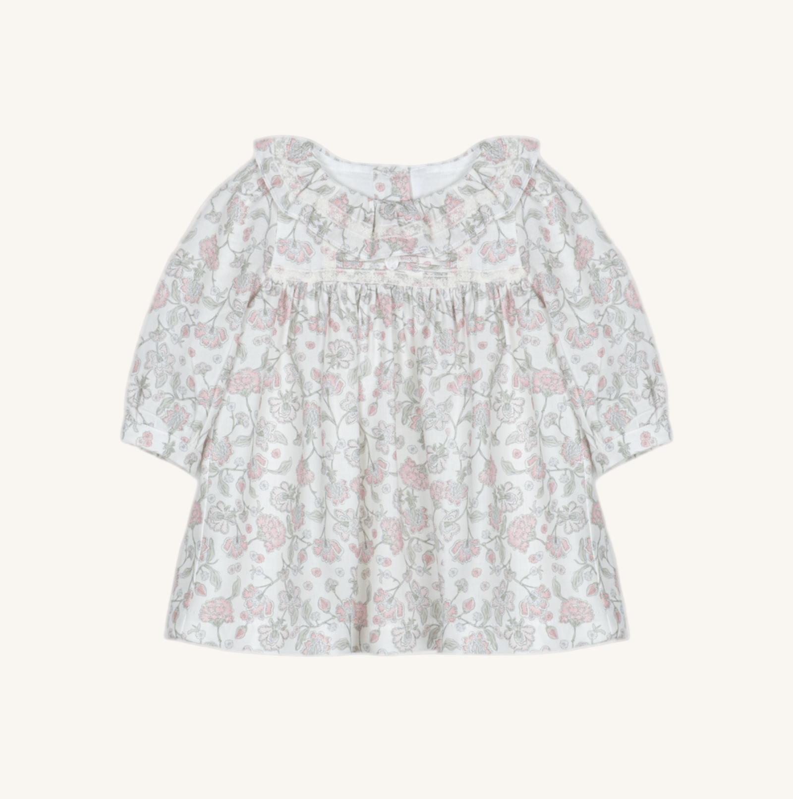 Patachou Baby Girls Floral Viyela Dress | HONEYPIEKIDS 