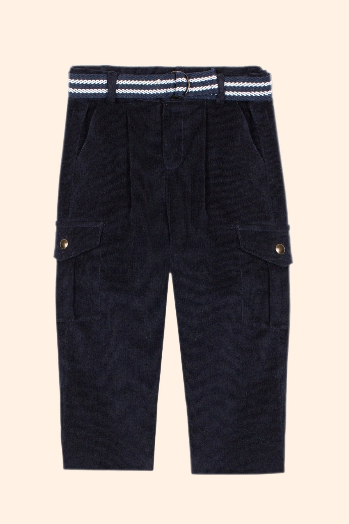 Patachou Boys Navy Blue Corduroy Pants | HONEYPIEKIDS