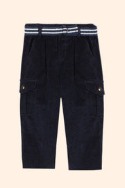 Patachou Boys Navy Blue Corduroy Pants | HONEYPIEKIDS