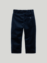 Patachou Boys Navy Blue Velvet Pants | HONEYPIEKIDS 