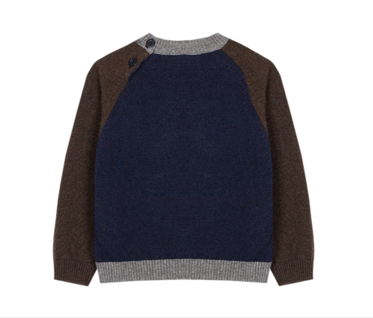 Patachou Boys Teddy Bear Cashmere Blend Knit Sweater | HONEYPIEKIDS 