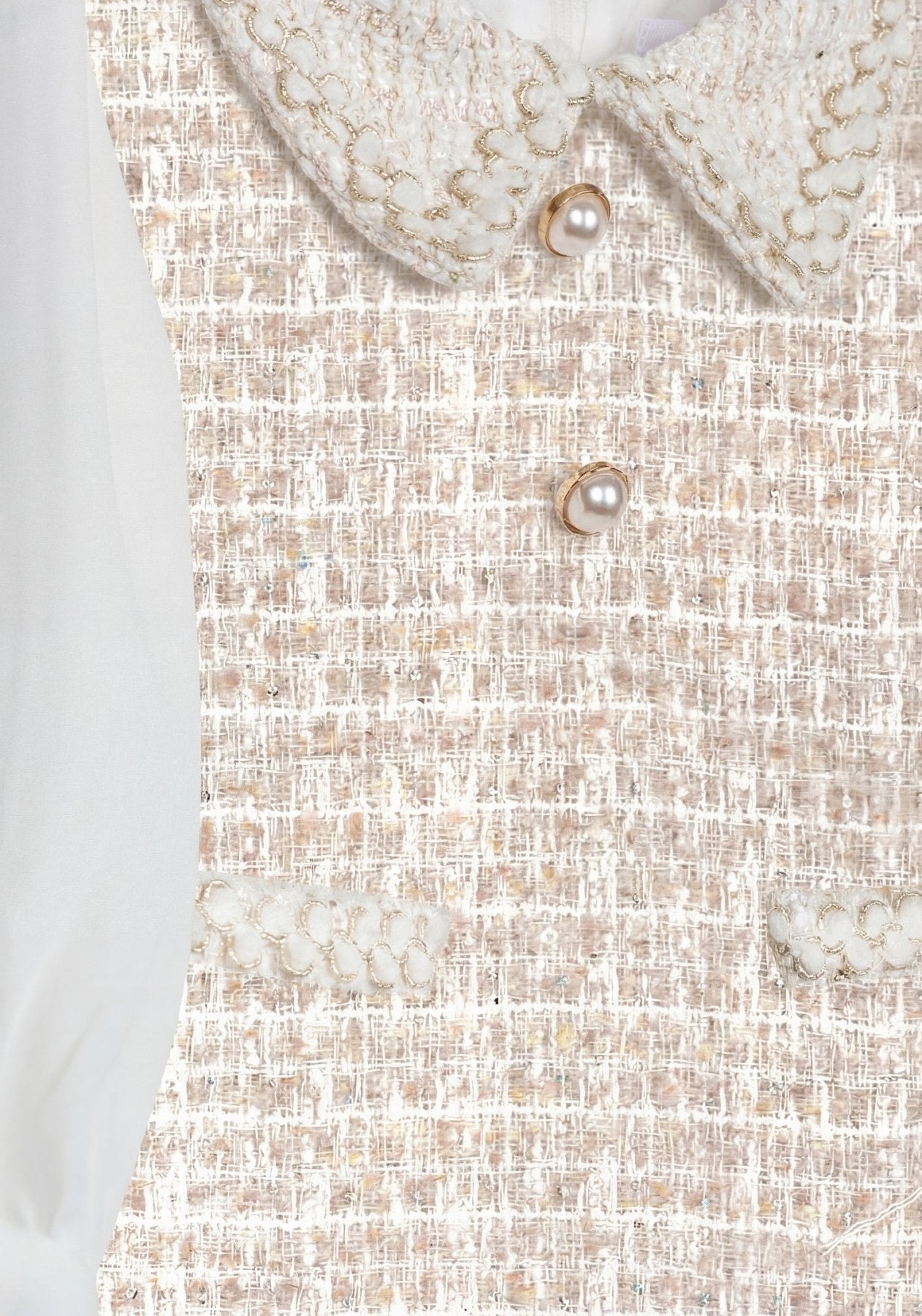 Patachou Girls Sparkly Tweed Dress | HONEYPIEKIDS