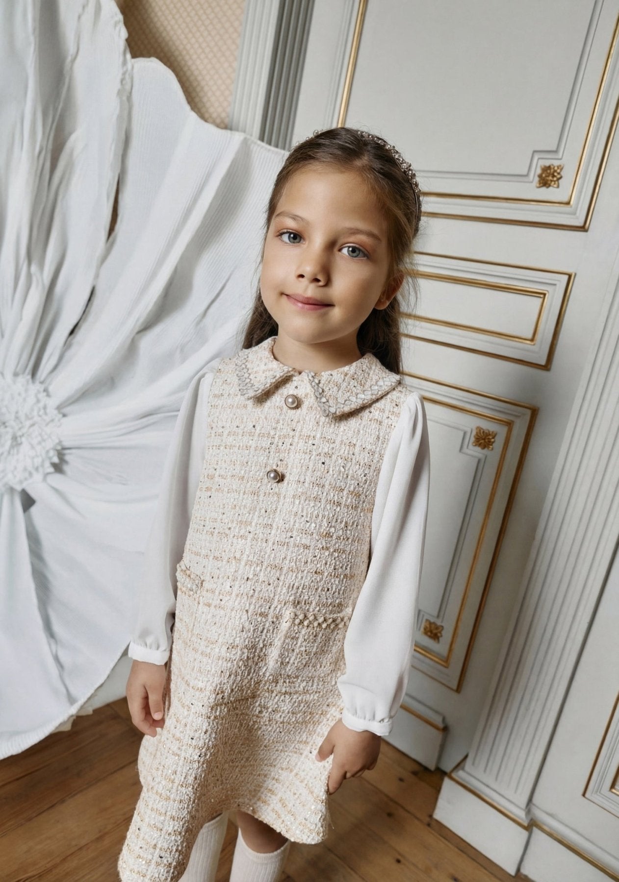 Patachou Sparkly Tweed Dress | Baby and Toddler | HONEYPIEKIDS.COM
