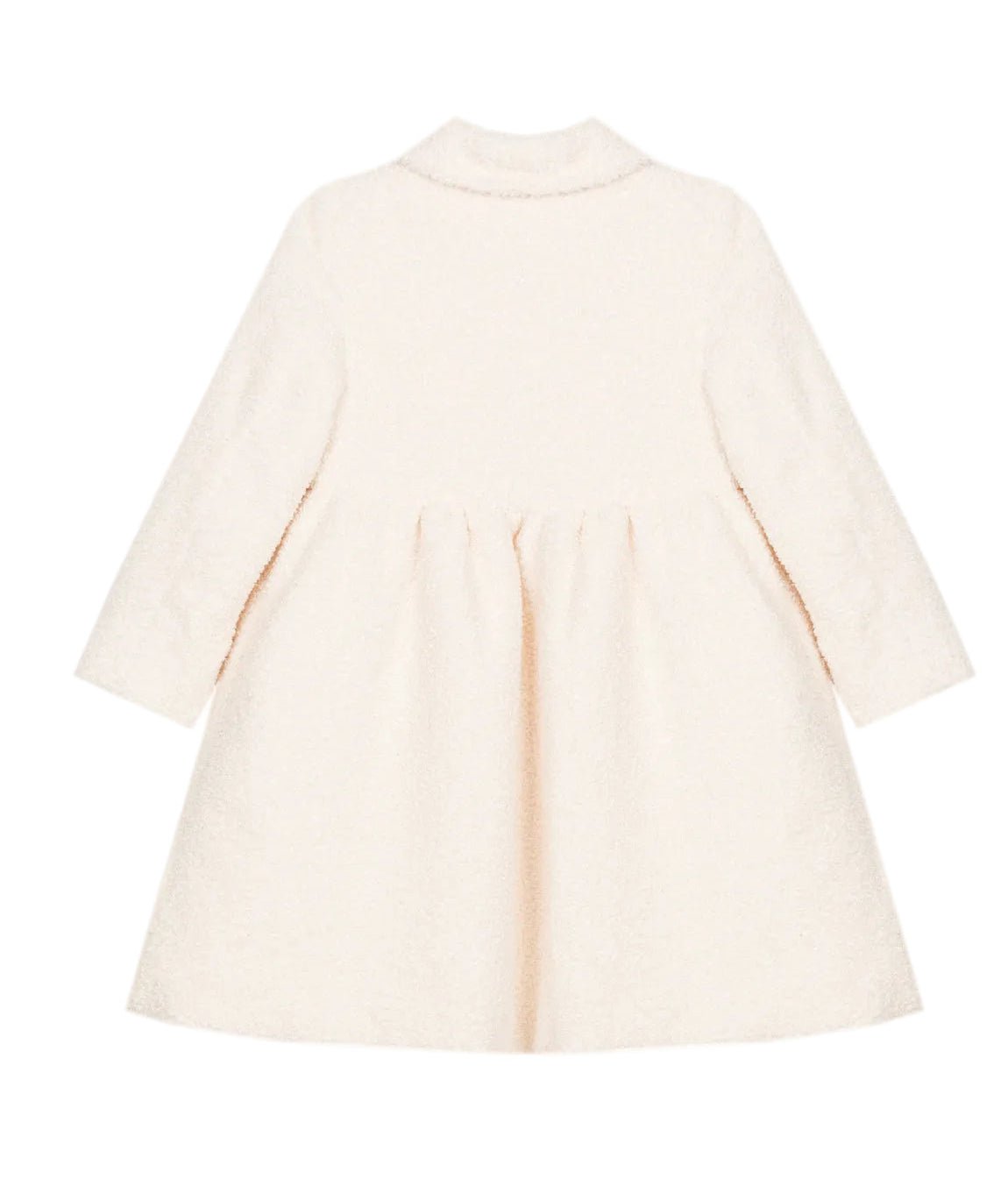 Patachou Girls Sparkly Cream Tweed Coat | HONEYPIEKIDS