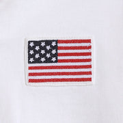 Pedal Boys Americana Quarter Zip Sweater - White |  HONEYPIEKIDS