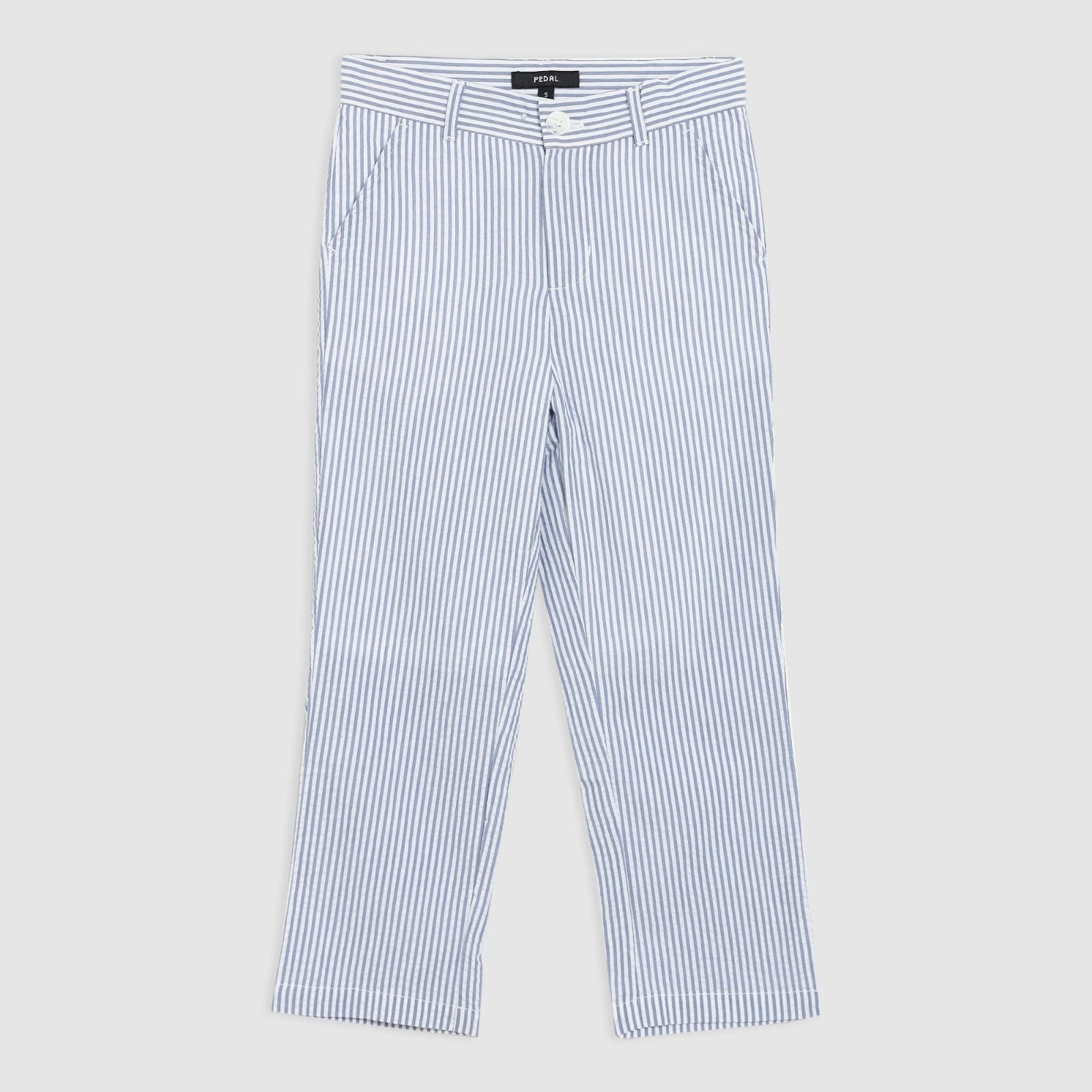 Pedal Boys Seersucker Sportcoat and Pants Set - Blue | HONEYPIEKIDS.COM