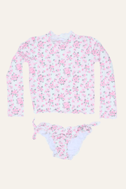Piccoli Principi ALESSANDRA L/S Two Piece Swimsuit - ROSES & STRIPES