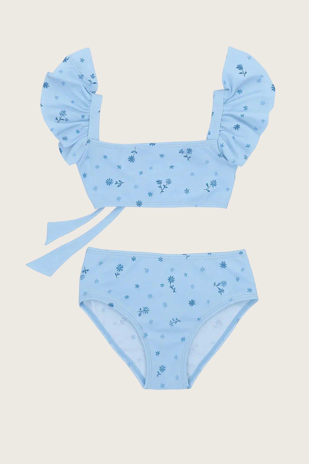 Piccoli Principi KLARA Two Piece Swimsuit - BLUE PETAL | HONEYPIEKIDS 