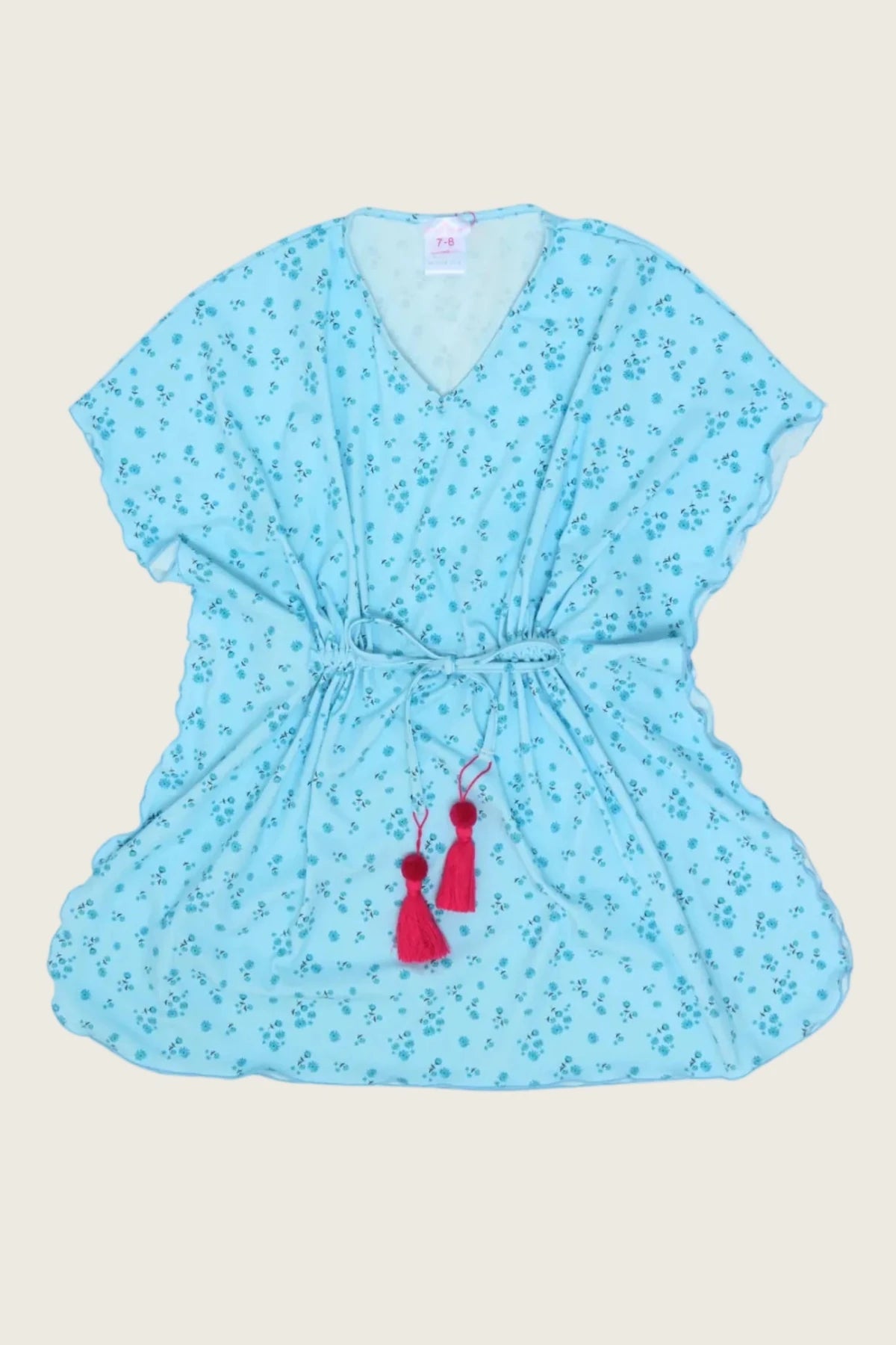 Piccoli Principi LIDIA Swimsuit Coverup Dress - BLUE PETAL | HONEYPIEKIDS