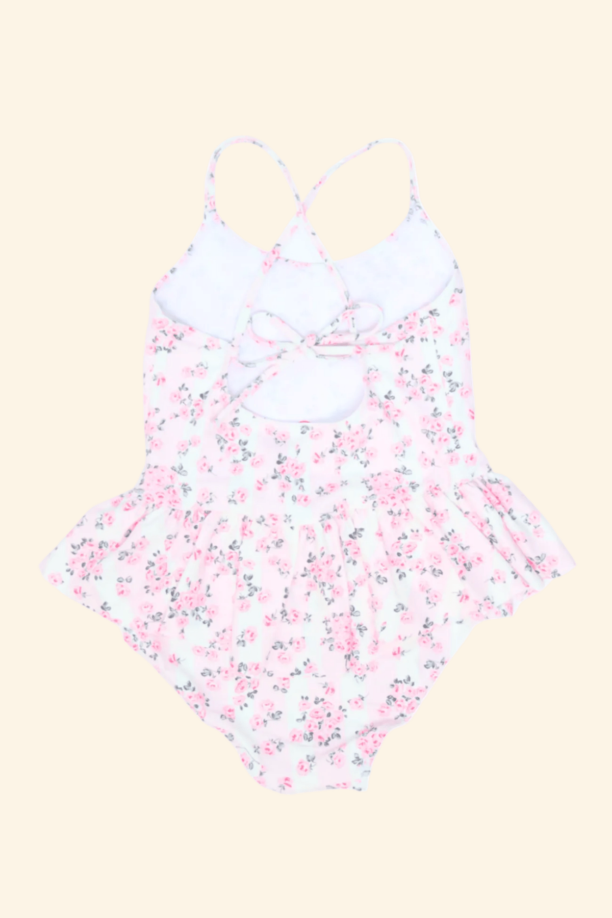 Piccoli Principi THEA One Piece Skirted Swimsuit - ROSES & STRIPES | HONEYPIEKIDS
