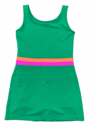 Poppyland Annie Golf Green Skort Activewear Dress | HONEYPIEKIDS