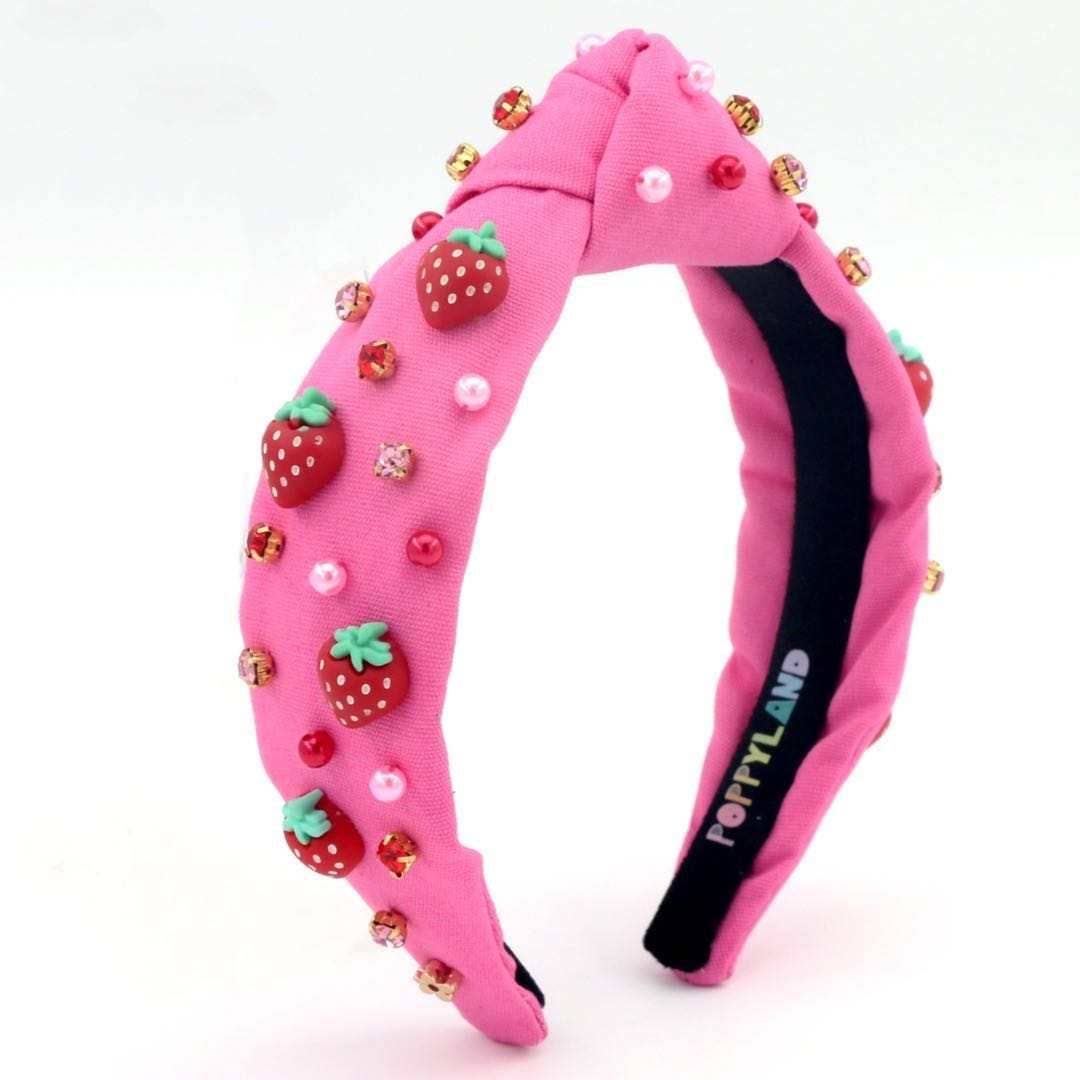 Poppyland Berry Sweet Headband | HONEYPIEKIDS
