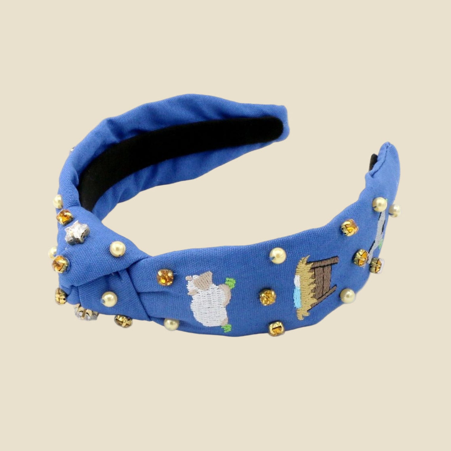 Poppyland Christmas Headband - AWAY IN A MANGER NATIVITY | HONEYPIEKIDS 