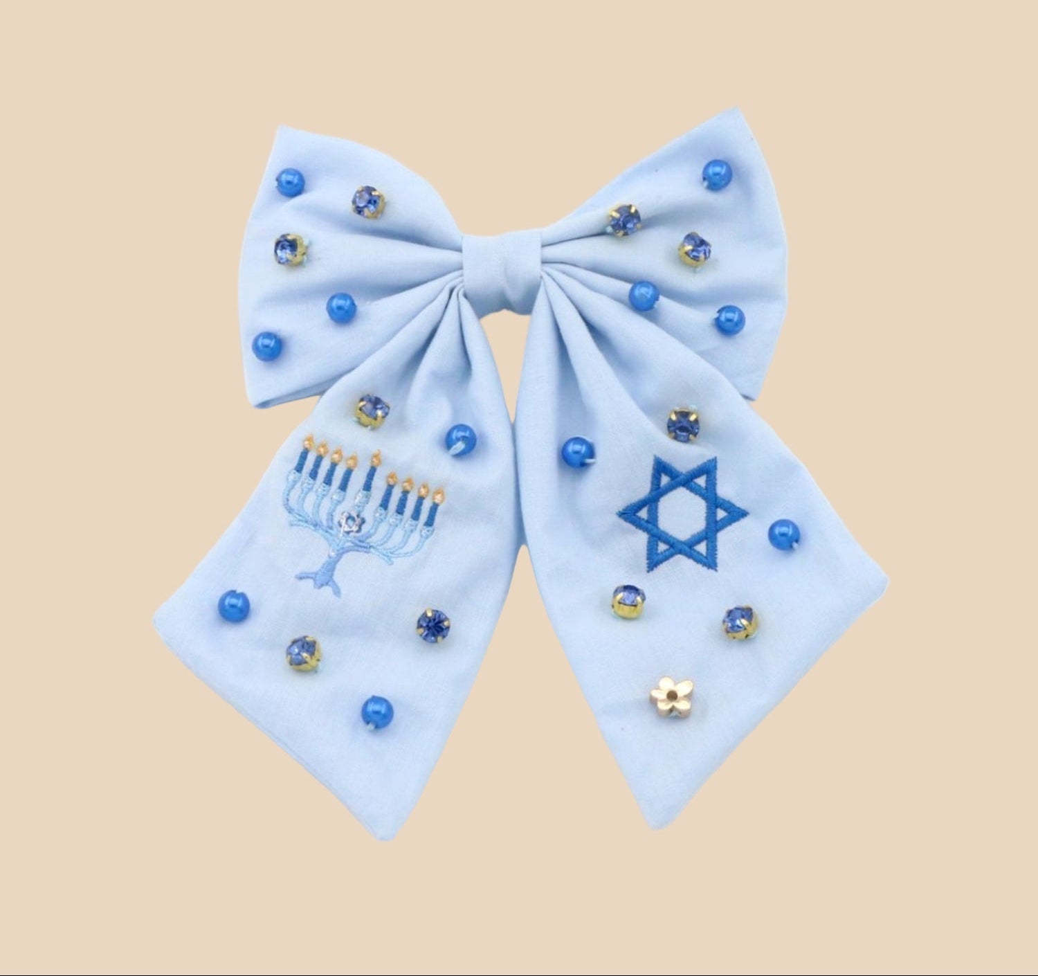 Poppyland Girls Hair Bow - FESTIVAL OF LIGHTS - HONEYPIEKIDS.COM