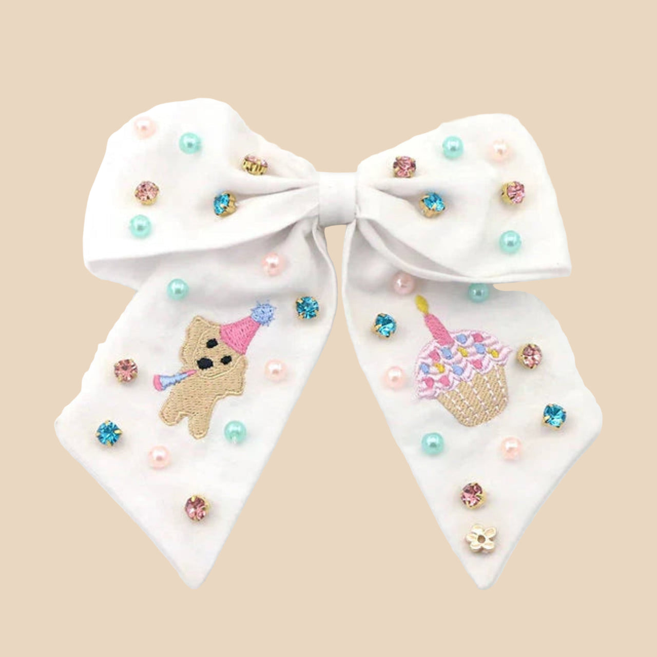 Poppyland Hair Bow - BIRTHDAY GIRL | HONEYPIEKIDS 