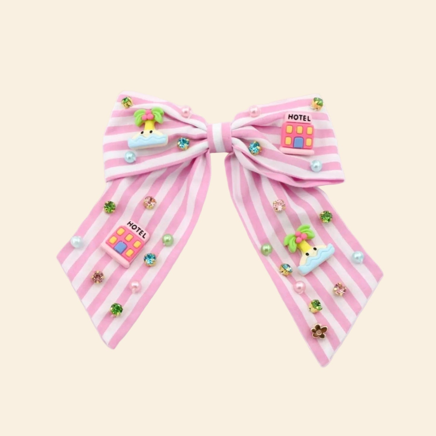 Poppyland Hair Bow - PALM BEACH | HONEYPIEKIDS.COM