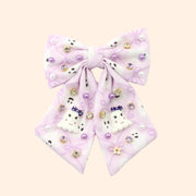 Poppyland Halloween Girly Ghost Bow | HONEYPIEKIDS