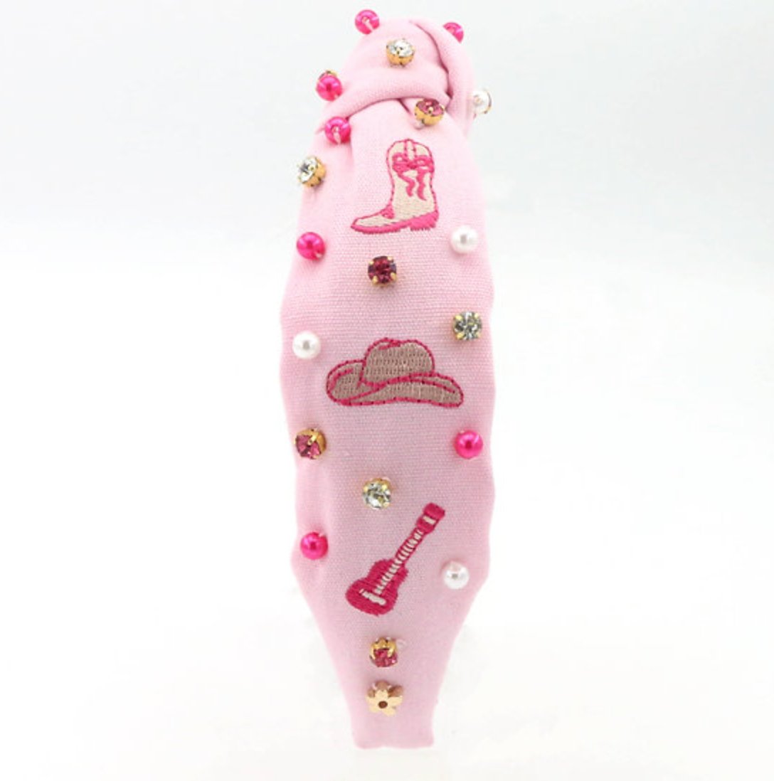 Poppyland Headband - LET'S GO GIRLS Nashville Themed | HONEYPIEKIDS 