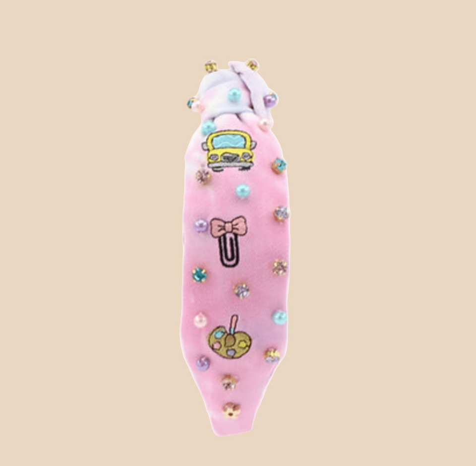 Embellished Slim Knot Headband, Poppyland Home
