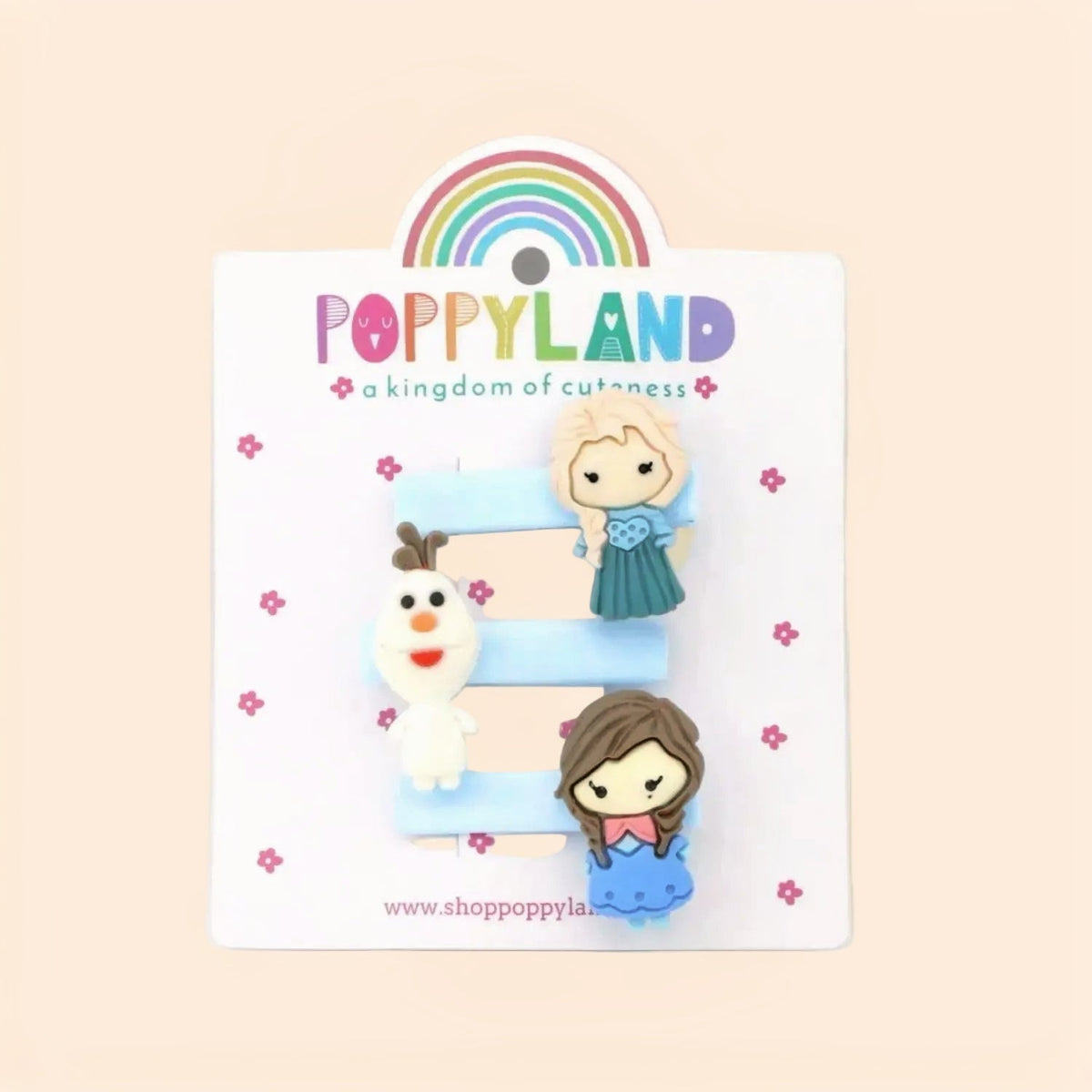 Poppyland Ice Princess Hair Clips | HONEYPIEKIDS | Kids Fancy Hair Clips