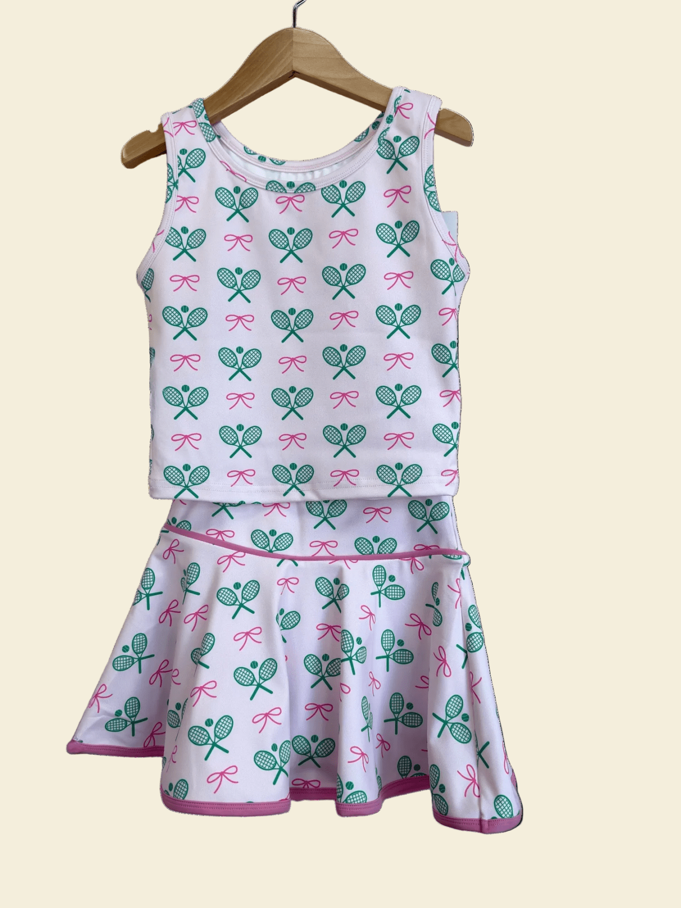 Poppyland Katherine Top and Skort Set - TENNIS LOVE | HONEYPIEKIDS