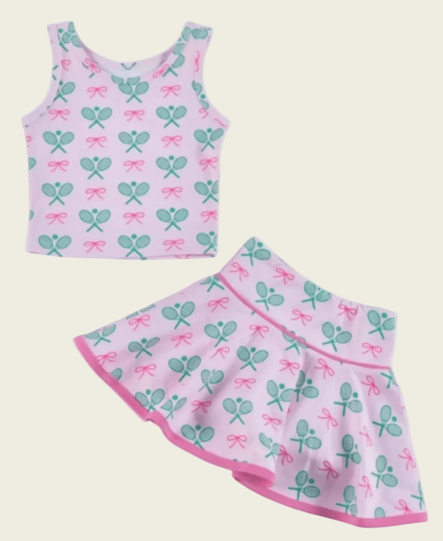 Poppyland Katherine Top and Skort Set - TENNIS LOVE | HONEYPIEKIDS