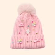 Poppyland Pom Hat - Girly Pop | HONEYPIEKIDS 