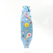 Poppyland Tennis Love Headband | HONEYPIEKIDS 