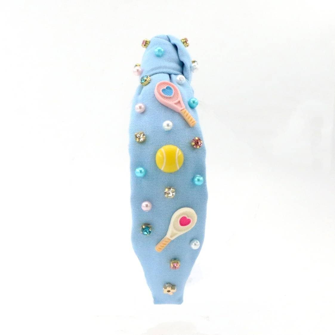 Poppyland Tennis Love Headband | HONEYPIEKIDS 