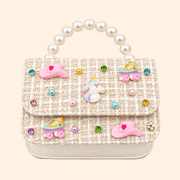 Poppyland Tweed Purse - Girly Pop | HONEYPIEKIDS | Kids Purses
