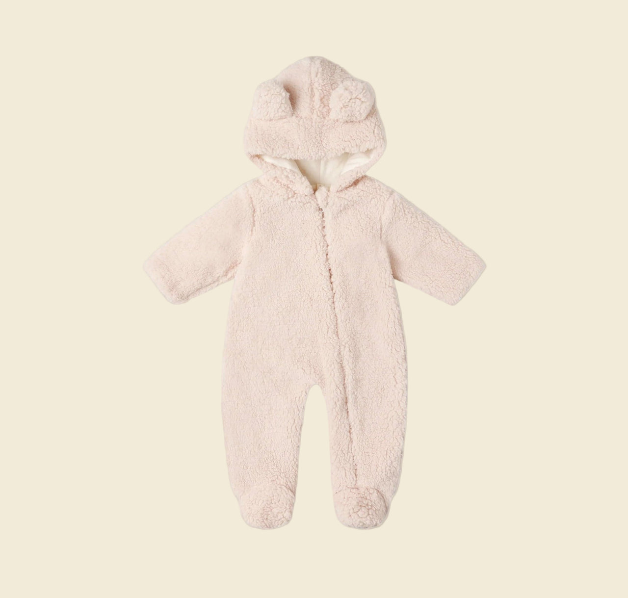 Quincy Mae Baby Bear Jumpsuit | Antique - HONEYPIEKIDS