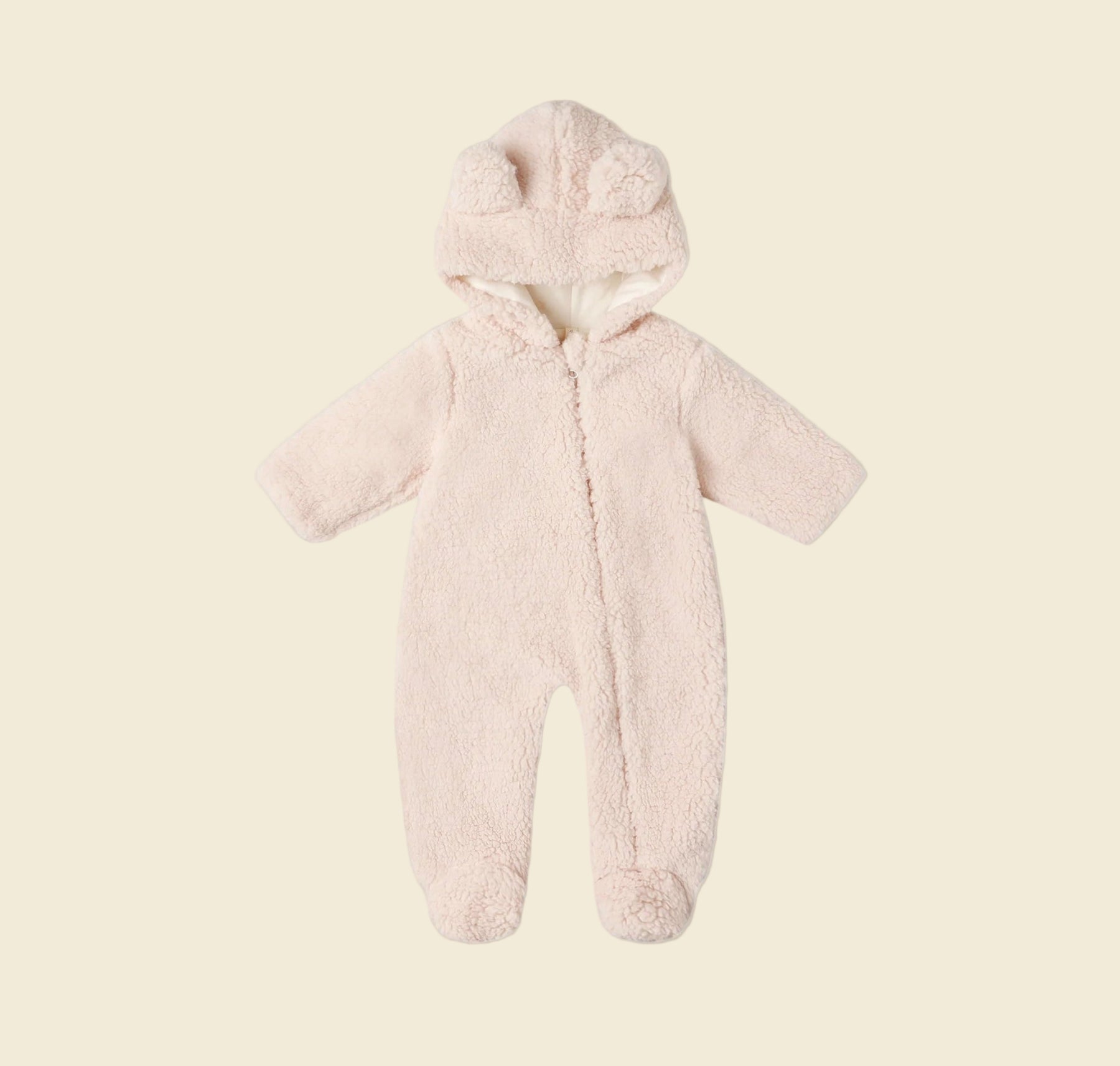 Quincy Mae Baby Bear Jumpsuit | Antique - HONEYPIEKIDS