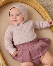 Quincy Mae Baby Girls Skirted Bloomer - Mulberry | HONEYPIEKIDS