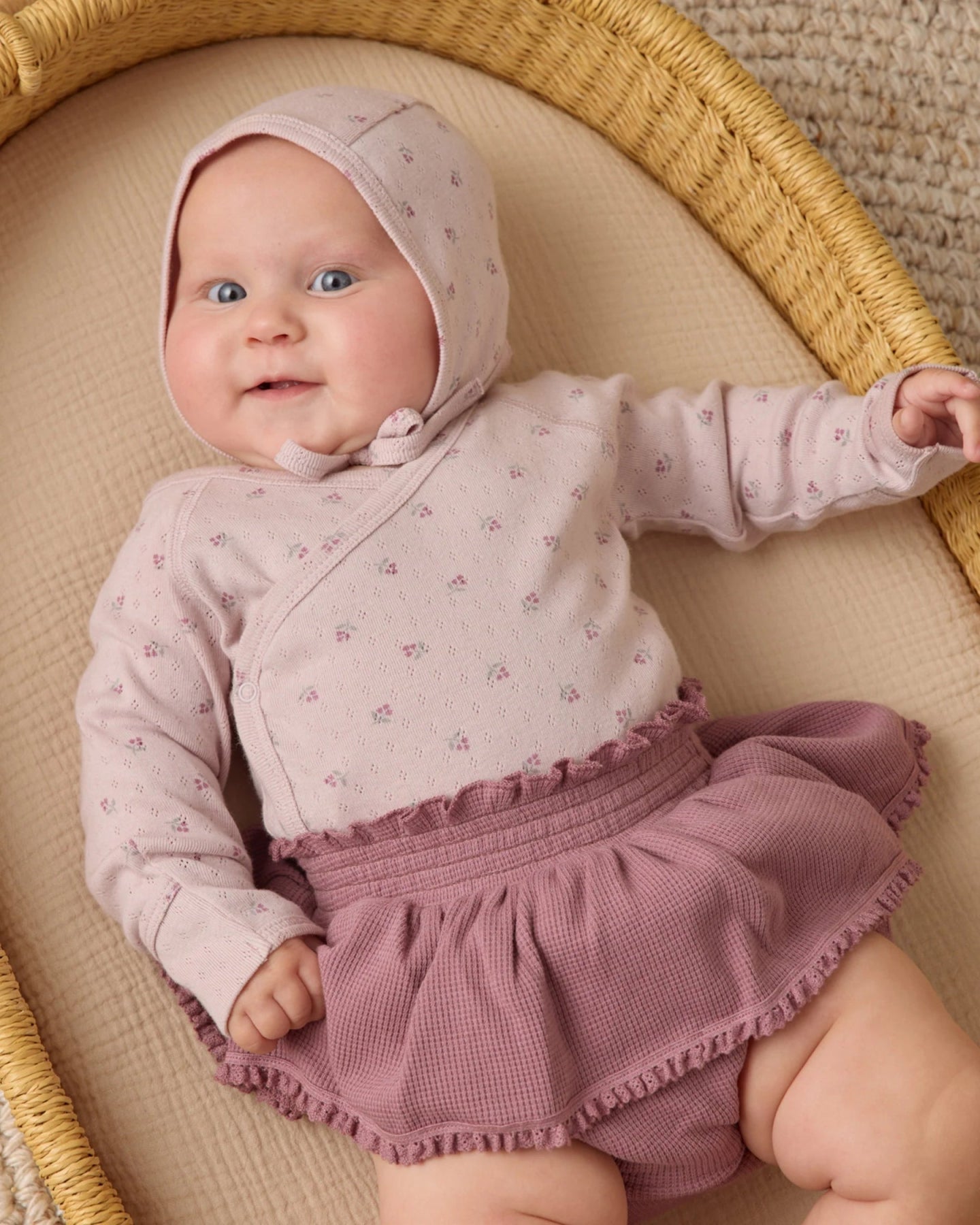 Quincy Mae Baby Girls Skirted Bloomer - Mulberry | HONEYPIEKIDS